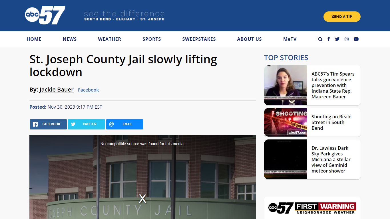 St. Joseph County Jail slowly lifting lockdown - ABC57